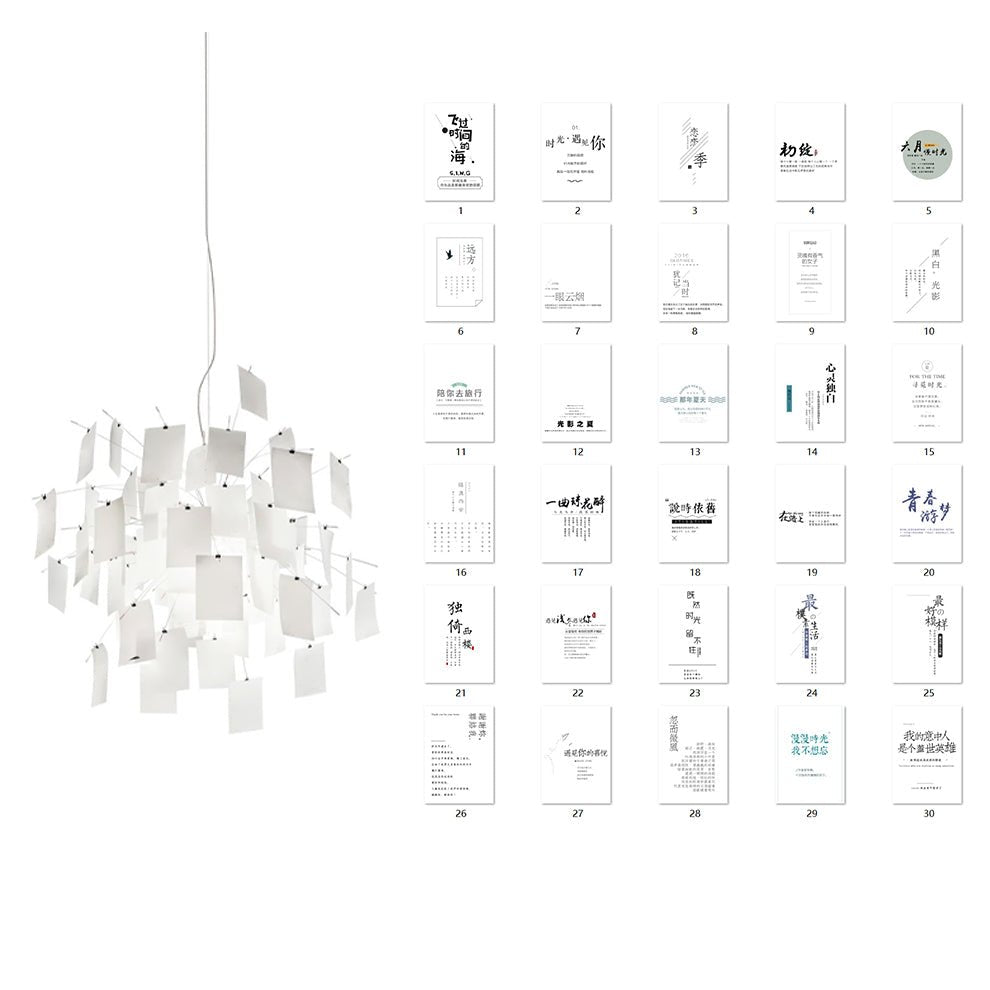 Paper Chandelier