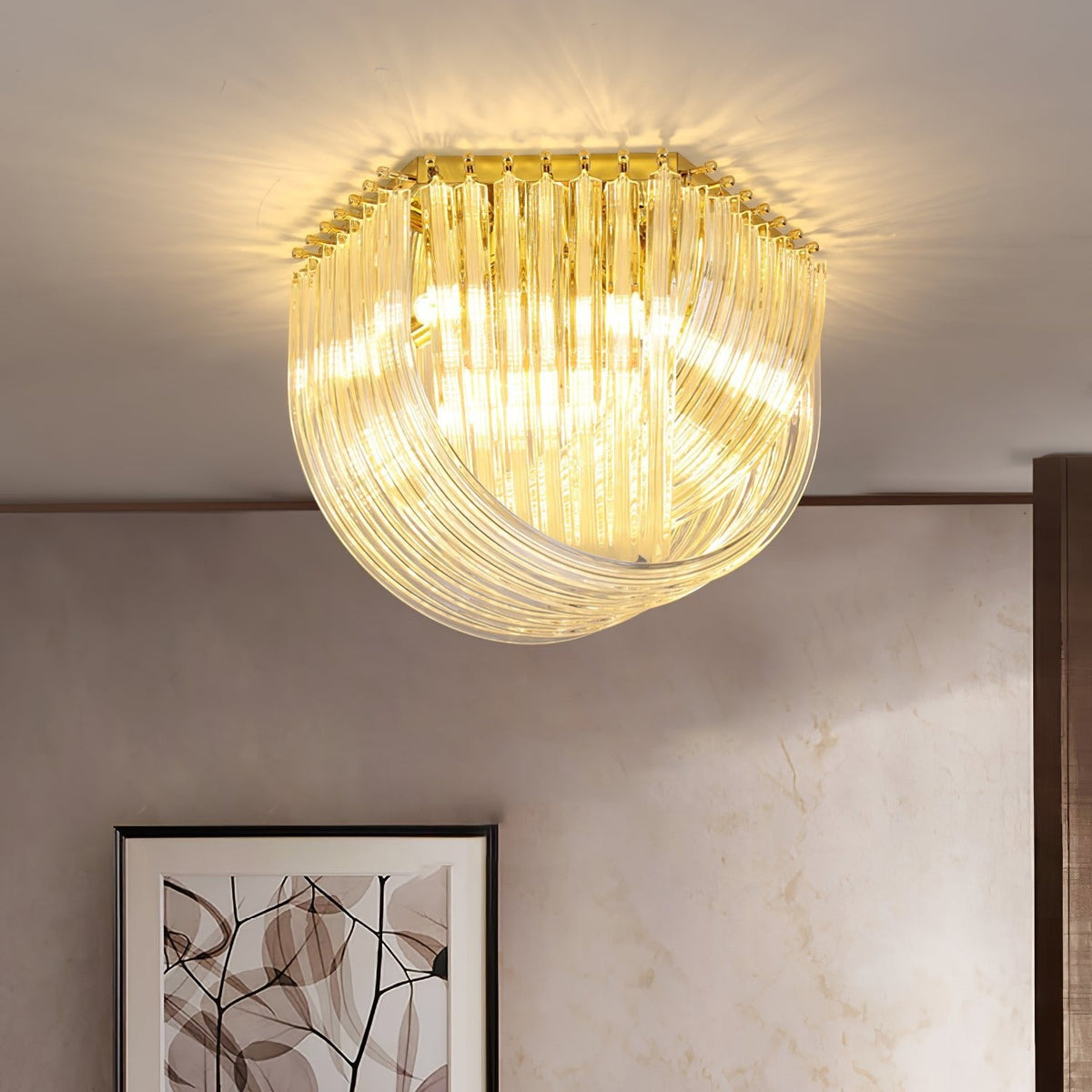 Trevi Glass Ceiling Lamp
