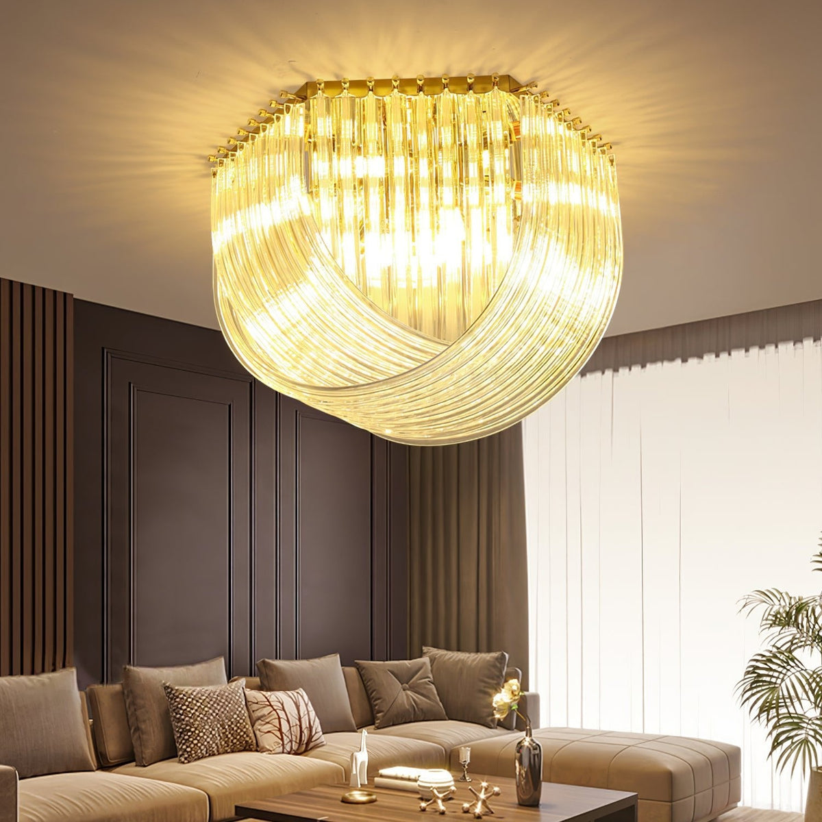 Trevi Glass Ceiling Lamp