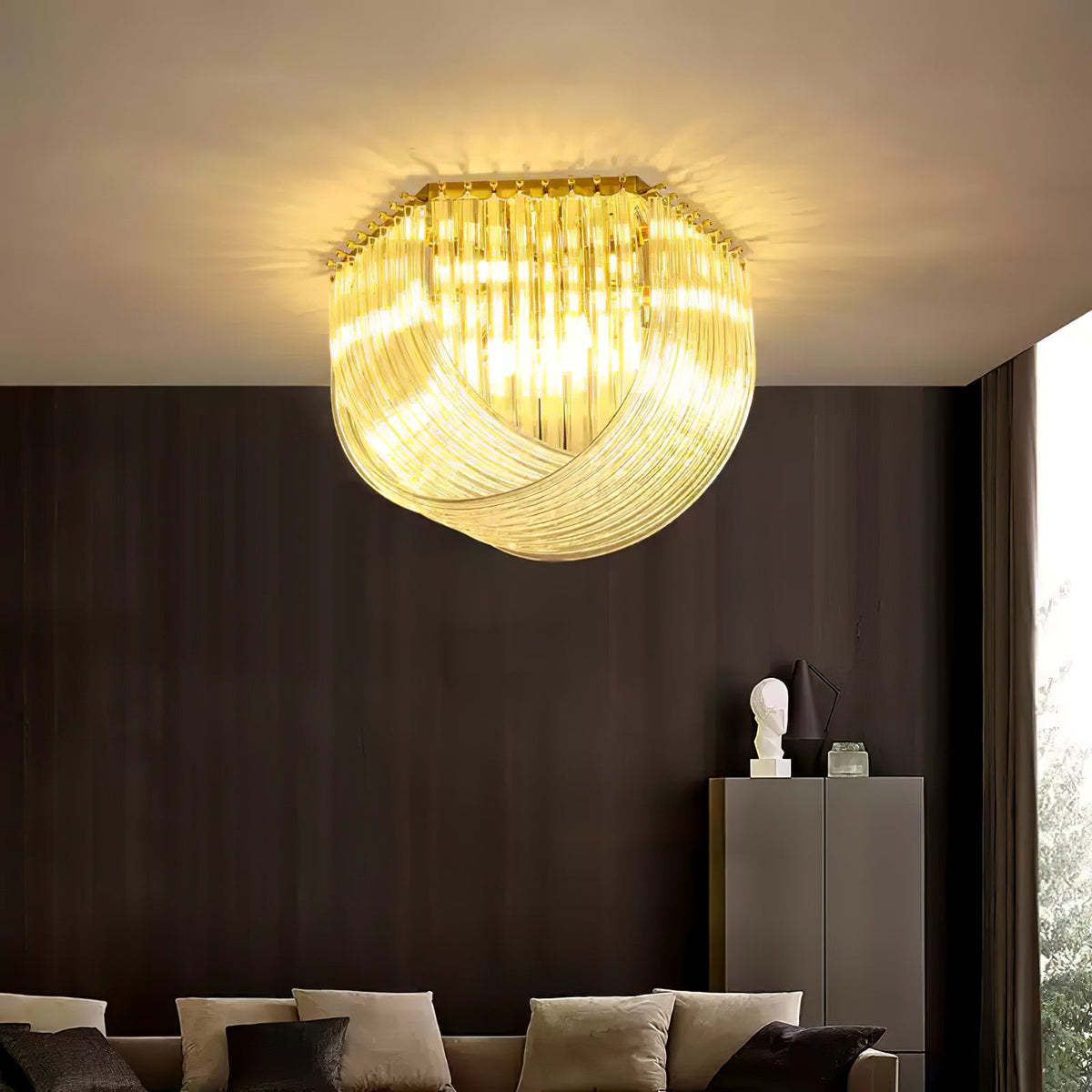 Trevi Glass Ceiling Lamp