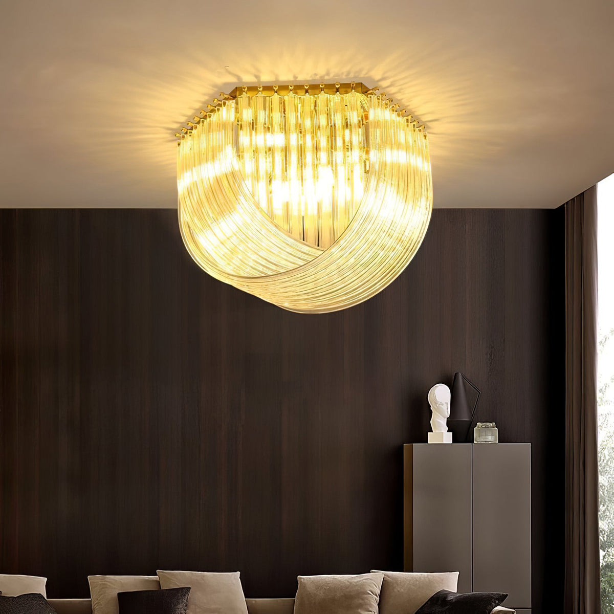 Trevi Glass Ceiling Lamp
