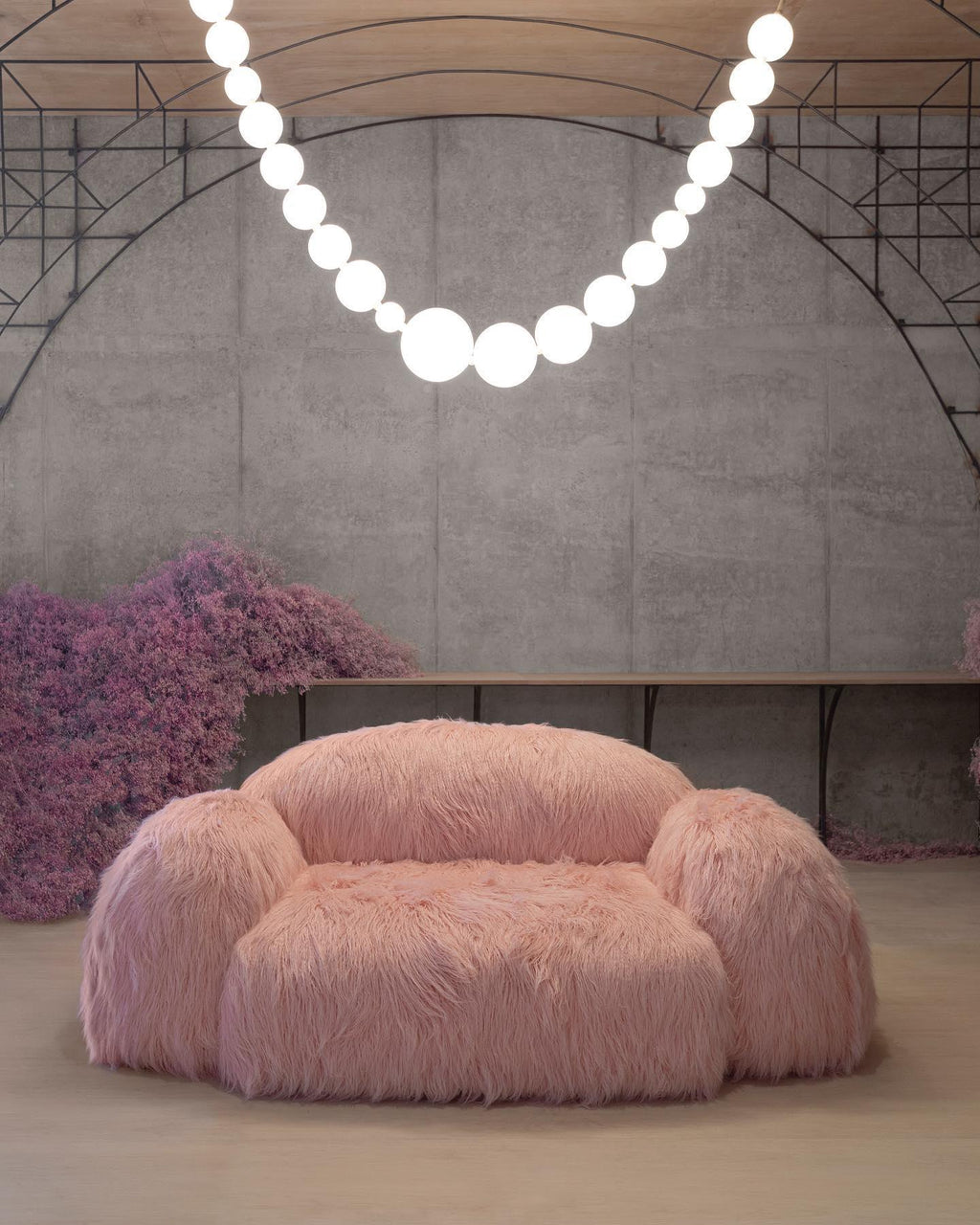 Pearl Necklace Balls Chandelier