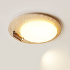 Travertine Oval Knob Ceiling Lamp