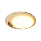 Travertine Oval Knob Ceiling Lamp