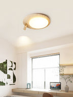 Travertine Oval Knob Ceiling Lamp