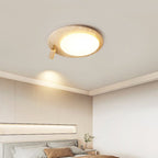 Travertine Oval Knob Ceiling Lamp