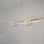 Cloud Rings Series Brass Chandelier