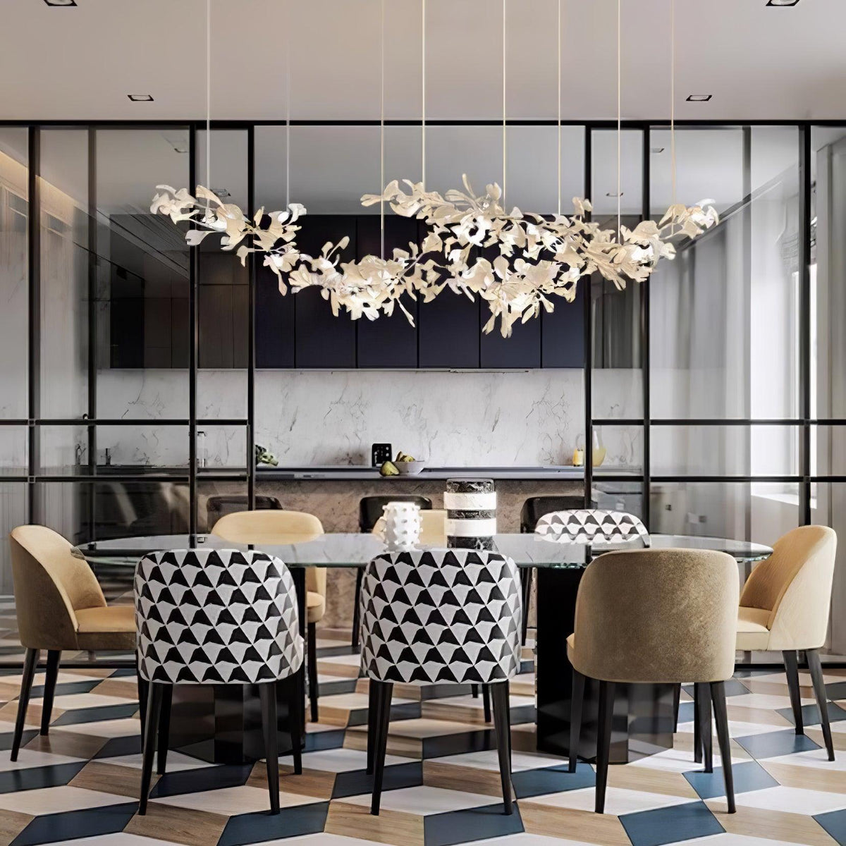 Gingko Drift Chandelier