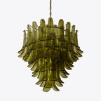 Green Petalo Chandelier