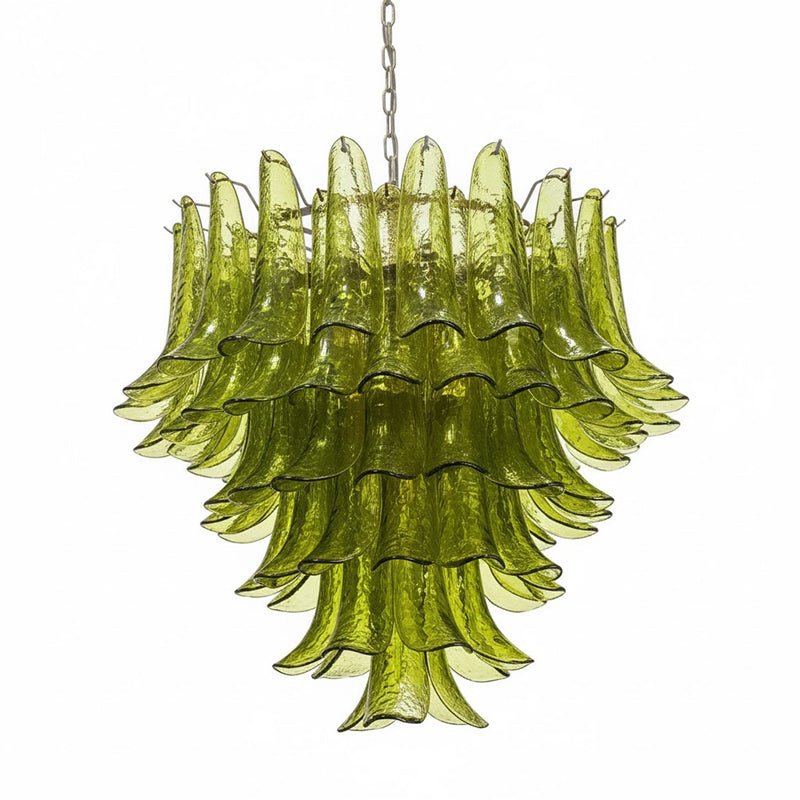 Green Petalo Chandelier