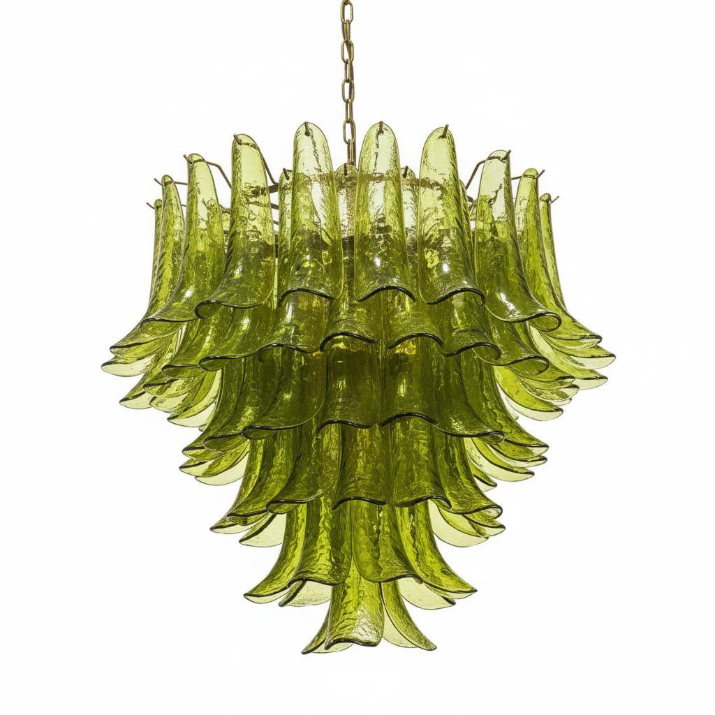 Green Petalo Chandelier