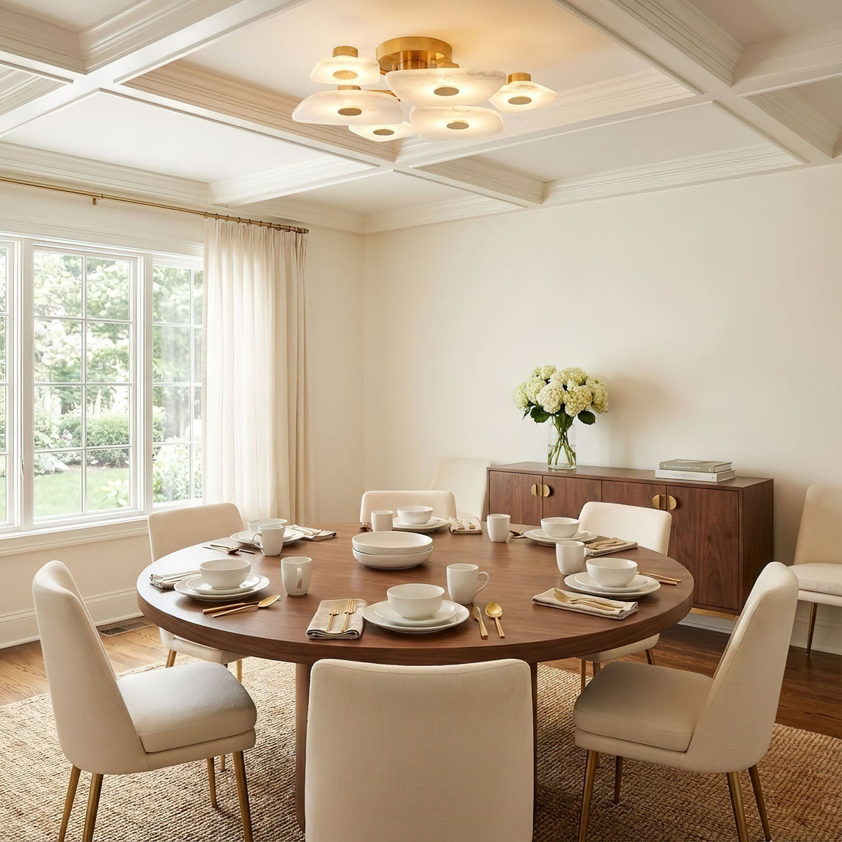 Holmdel Alabaster Ceiling Lamp