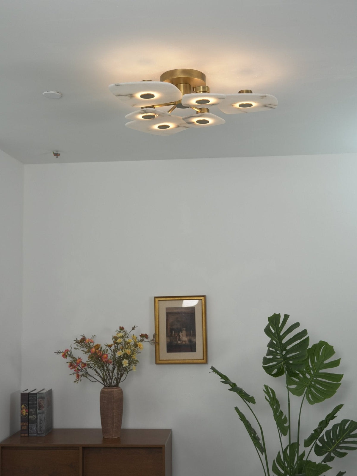 Holmdel Alabaster Ceiling Lamp