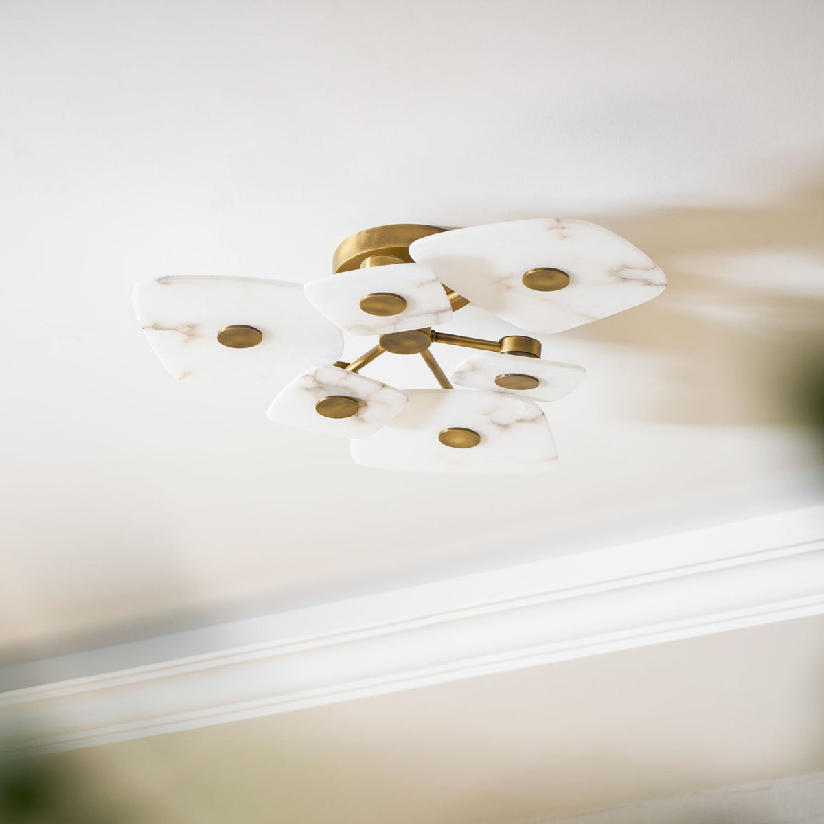 Holmdel Alabaster Ceiling Lamp