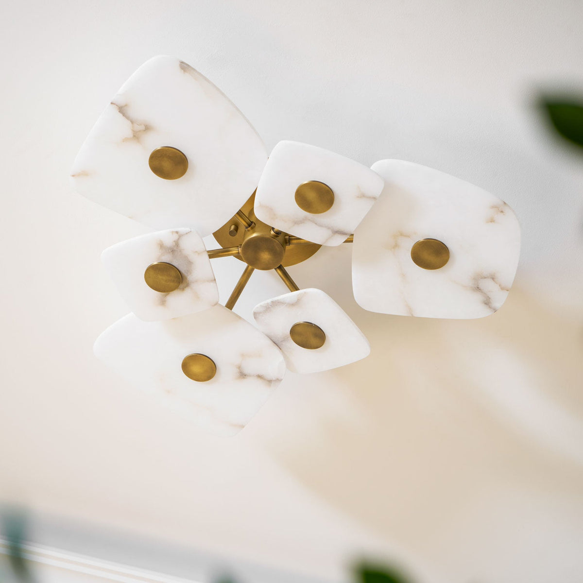 Holmdel Alabaster Ceiling Lamp