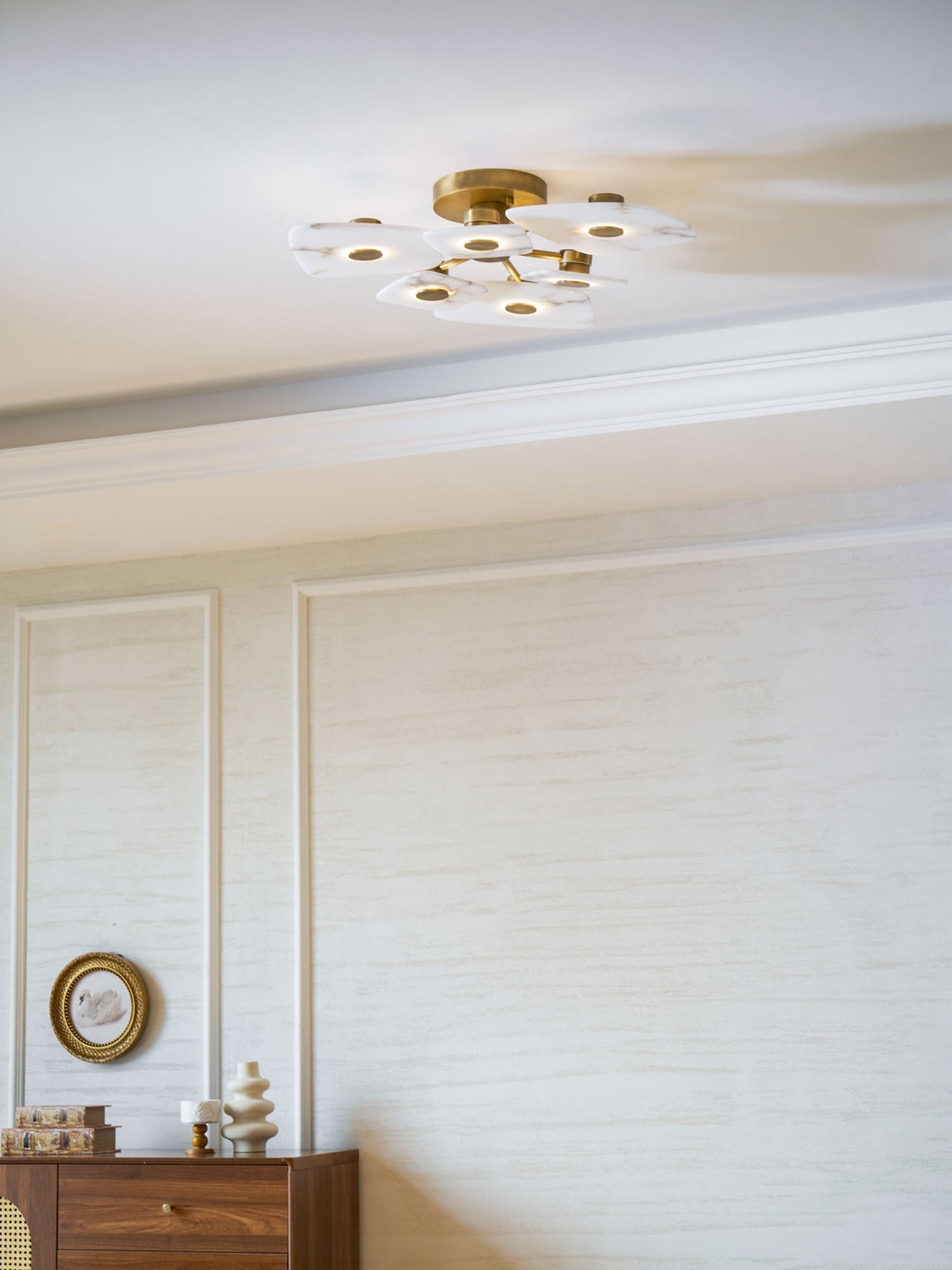Holmdel Alabaster Ceiling Lamp