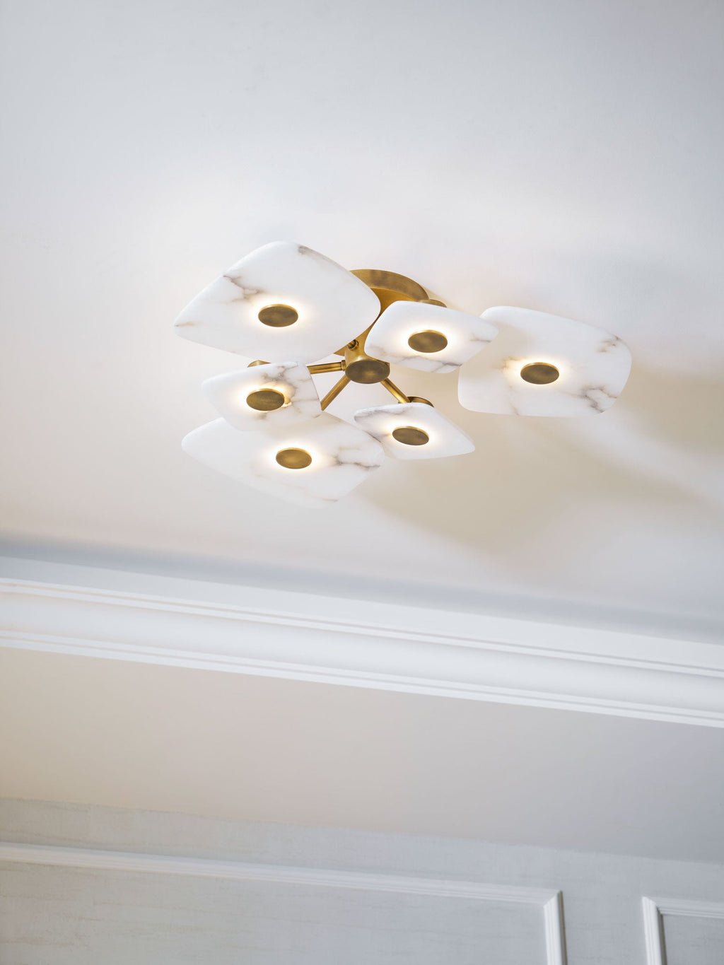 Holmdel Alabaster Ceiling Lamp