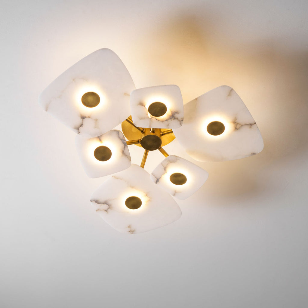 Holmdel Alabaster Ceiling Lamp