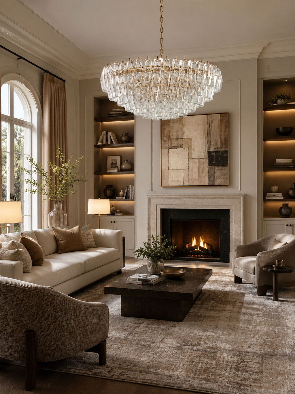 Clear Sorrento Chandelier