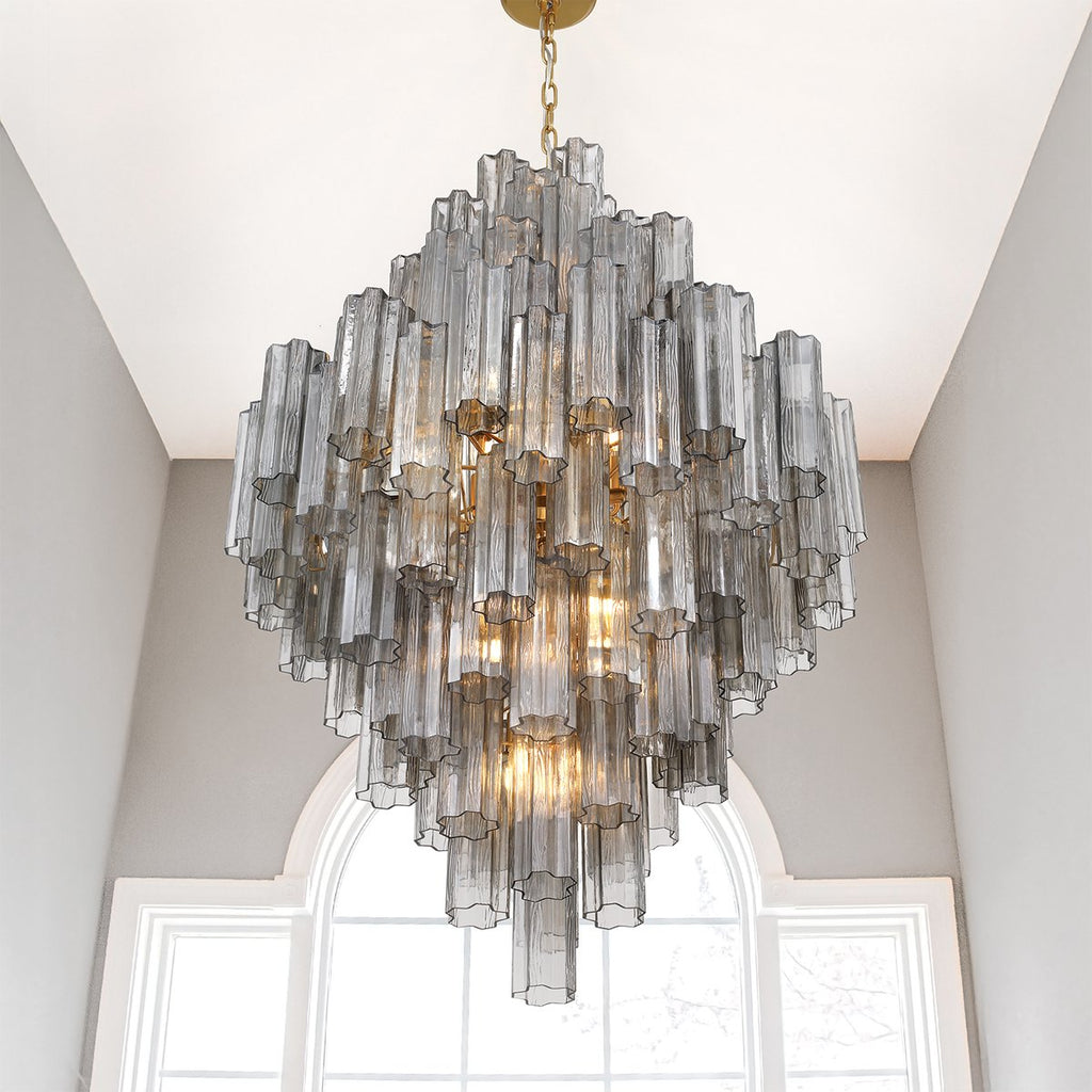 Eloria Glass Diamond Chandelier