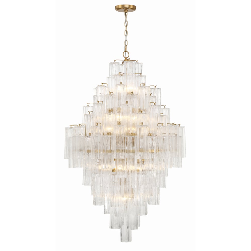 Eloria Glass Diamond Chandelier