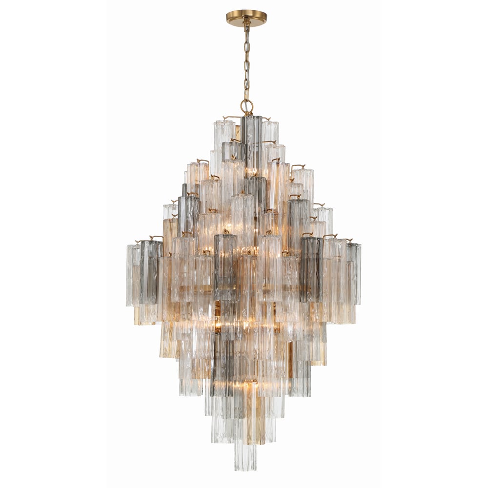 Eloria Glass Diamond Chandelier