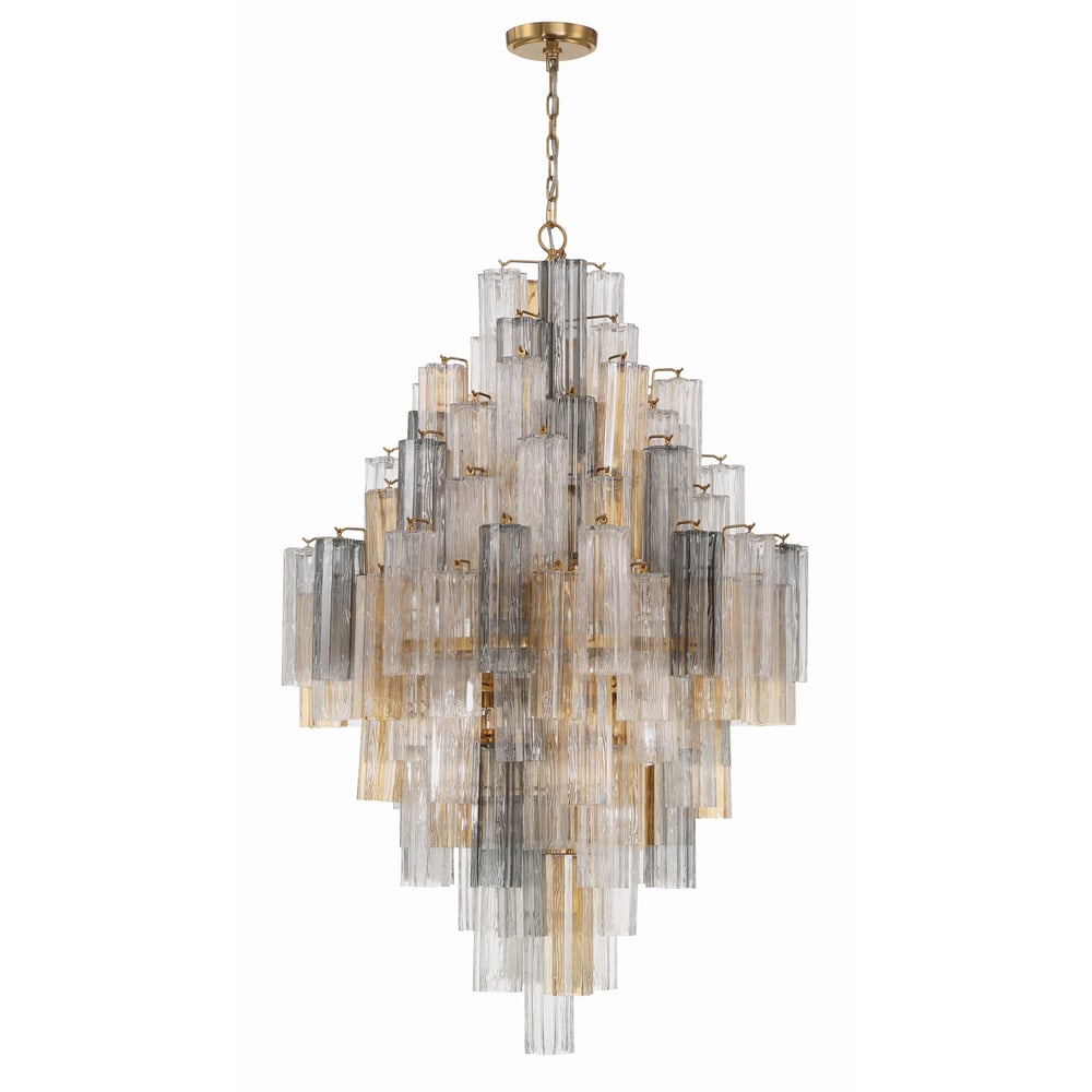 Eloria Glass Diamond Chandelier