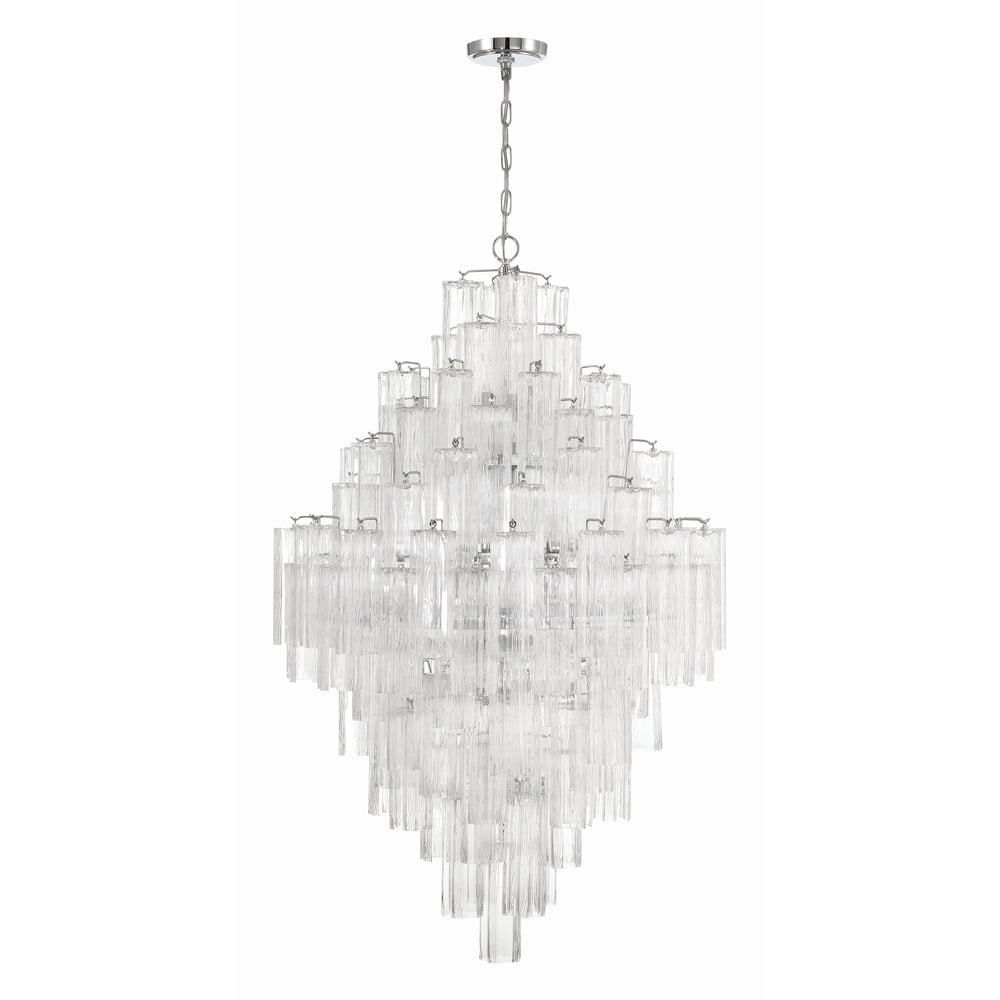 Eloria Glass Diamond Chandelier