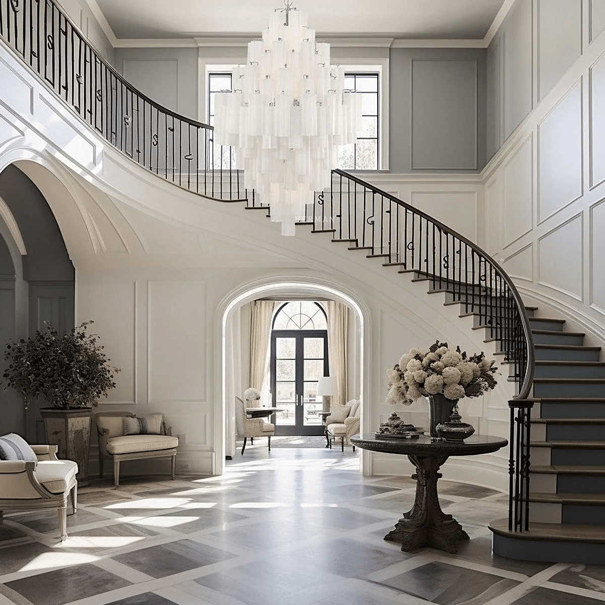 Eloria Glass Diamond Chandelier