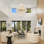 Eloria Glass Diamond Chandelier