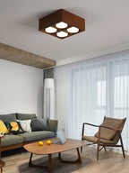 Cobra Wood Ceiling Light