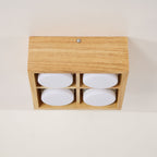 Cobra Wood Ceiling Light