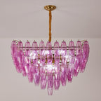 Fuchsia Prism Empire Chandelier