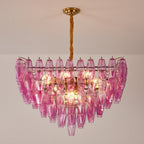 Fuchsia Prism Empire Chandelier