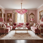 Fuchsia Prism Empire Chandelier