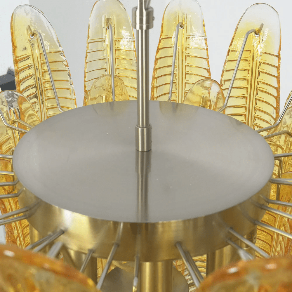 Aurelium Cascade Glass Chandelier