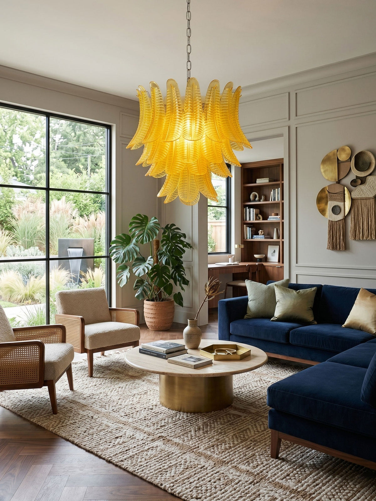 Aurelium Cascade Glass Chandelier