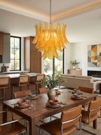 Aurelium Cascade Glass Chandelier