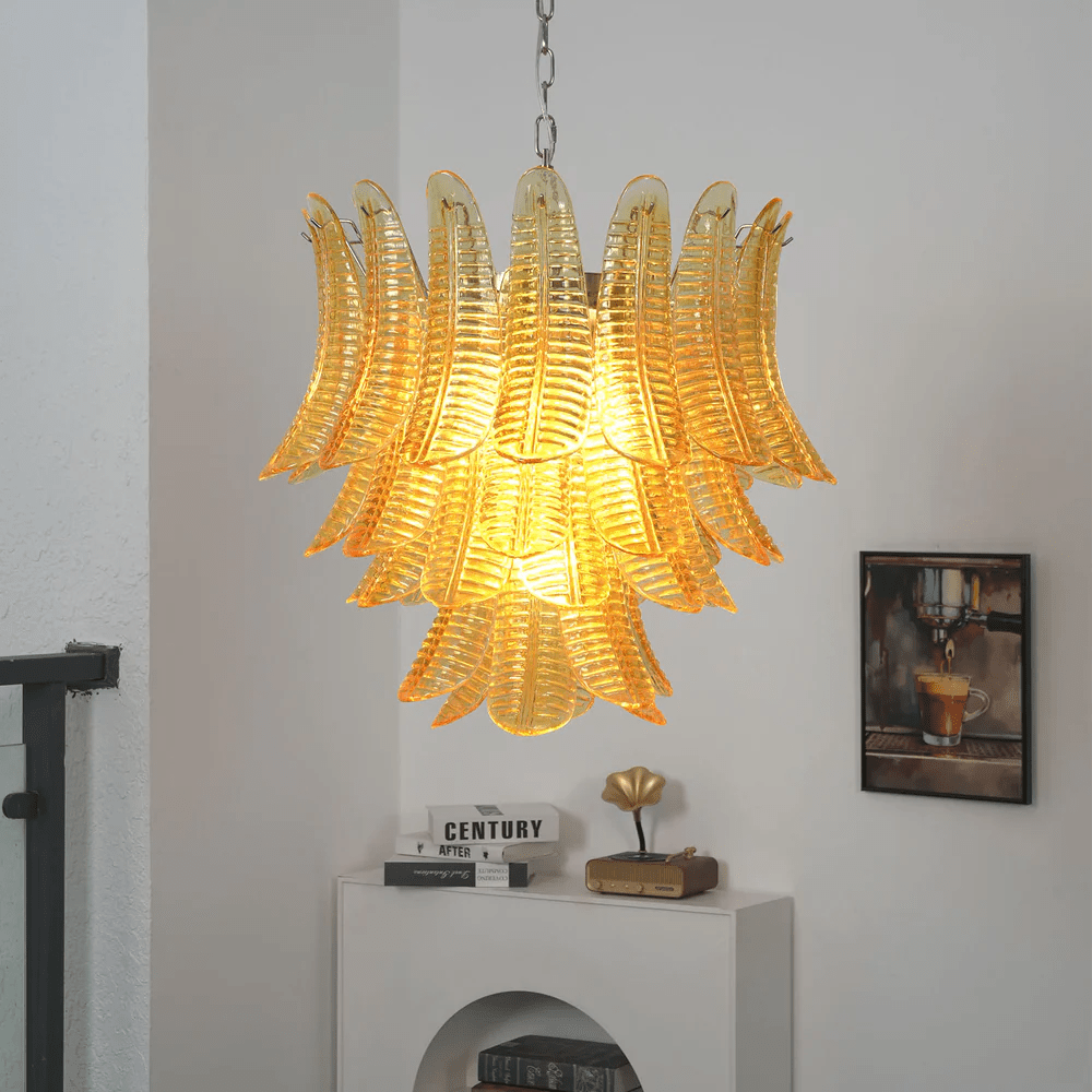 Aurelium Cascade Glass Chandelier