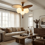 Vintage Floral Disc Ceiling Light