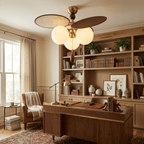 Vintage Floral Disc Ceiling Light