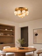 Aurelia Alabaster Globe Ceiling Light