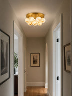 Aurelia Alabaster Globe Ceiling Light