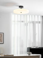 Luma Linen Drum Ceiling Light