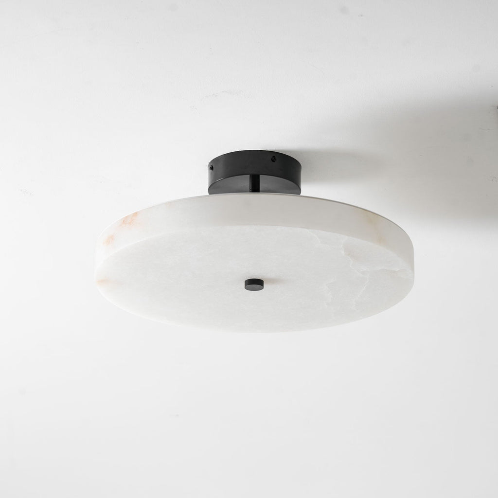 Luma Linen Drum Ceiling Light