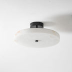 Luma Linen Drum Ceiling Light