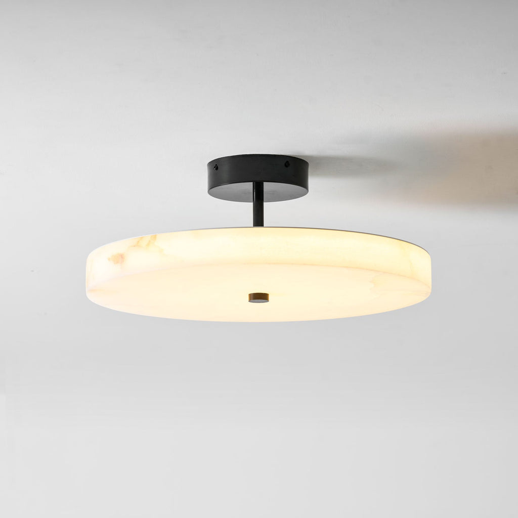 Luma Linen Drum Ceiling Light