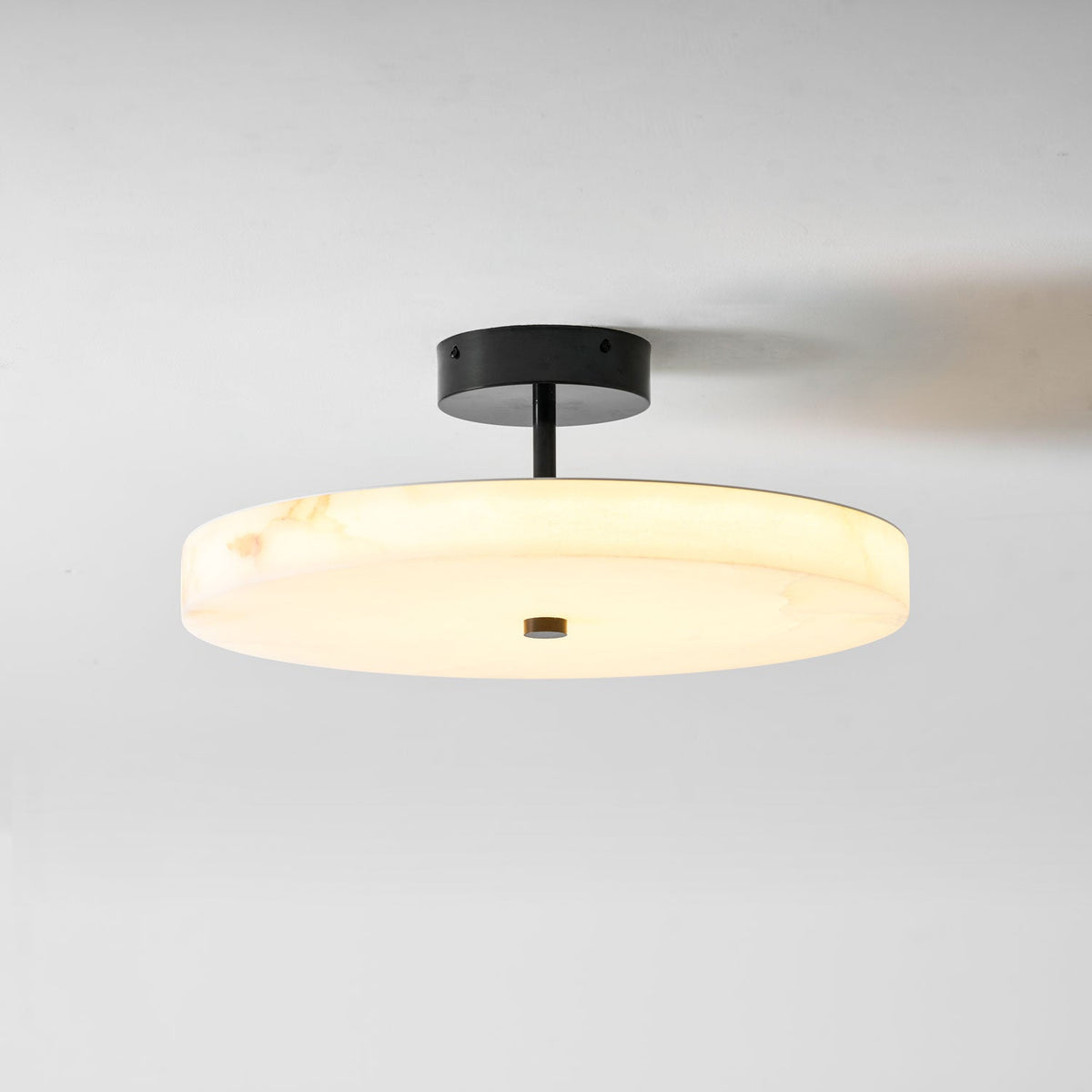 Luma Linen Drum Ceiling Light