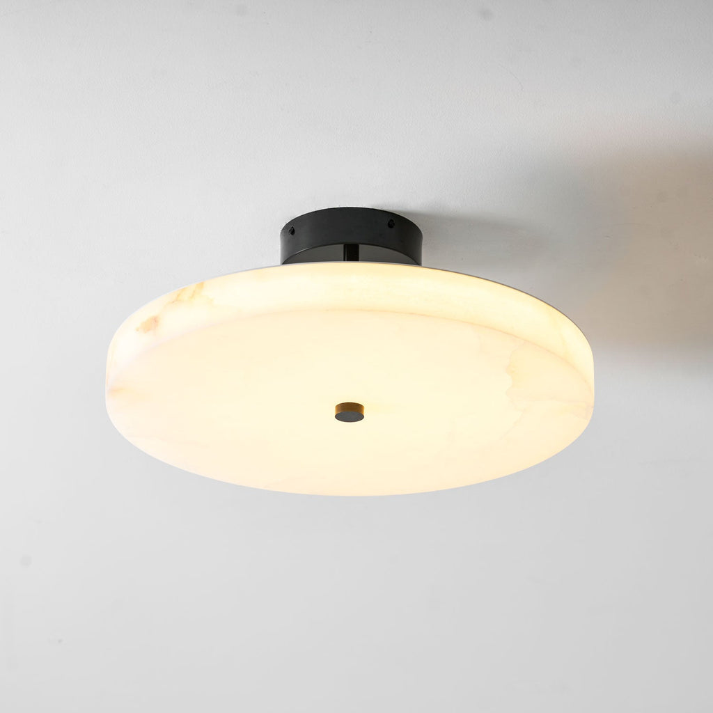Luma Linen Drum Ceiling Light