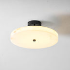 Luma Linen Drum Ceiling Light